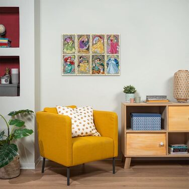 Пазл Ravensburger 12000497 - Nouveau Art Princesses - пазл на 1000 елементів для дорослих і дітей від 14 років, Disney Puzzle, Dis