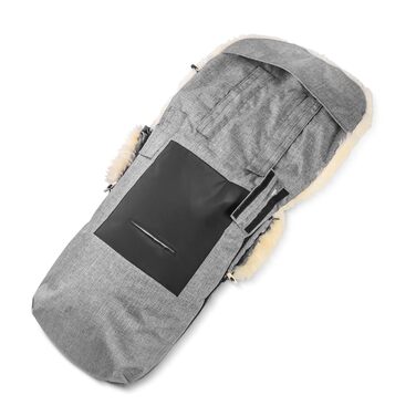 Муфта для ніг Cortina з овчини, сертифікована Oeko-TEX, 45x97 см, вітро- та водонепроникна, можна прати при температурі до 30C, от