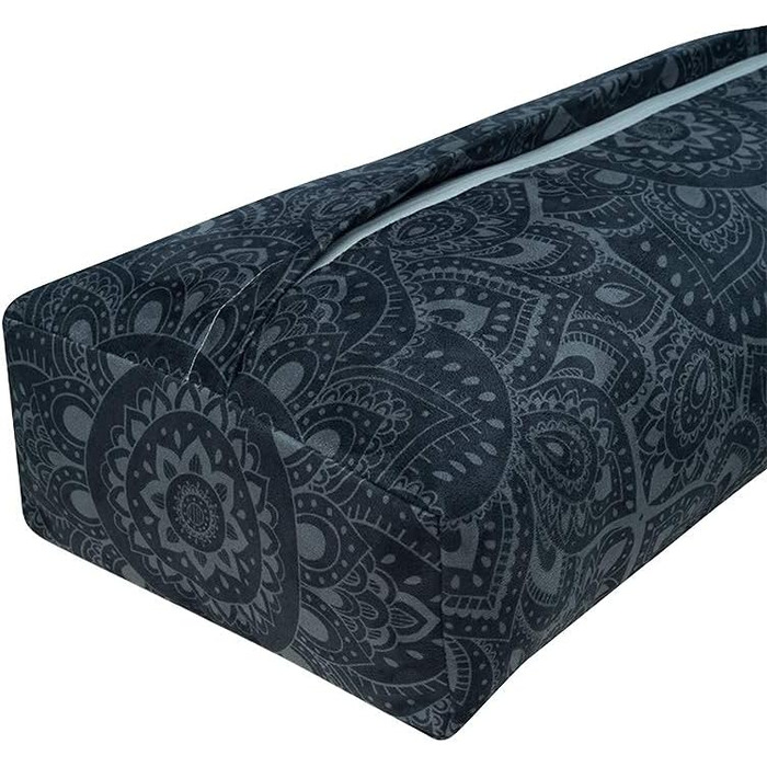 Подушка для йоги Зручні, підтримуючі, екологічно чисті, розкішні подушки для йоги Перероблена мікрофібра, виготовлена з пластикових пляшок Натуральна бавовна, наповнювач з пінопласту, чорний колір