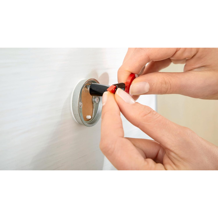 Тримач змінного рулону для туалетного паперу, хромований - для настінного монтажу без свердління, вкл. клейовий розчин - 50 мм x 5