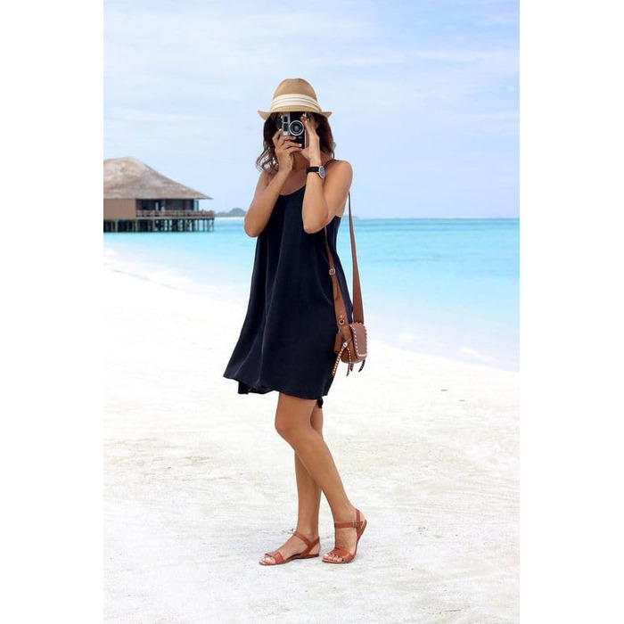 Жіноча панама, широкі козирки, солом&39яний літній капелюх-федора, солом&39яний капелюх-згорток, пляжний капелюх-згорток із УФ-захистом, короткі козирки, колір хакі з бежевим поясом