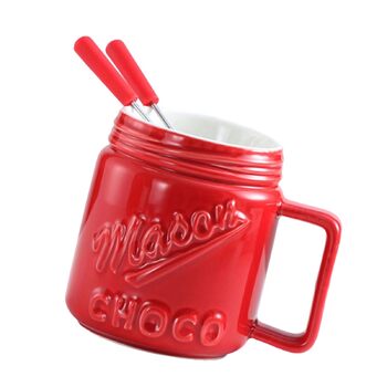 Високотемпературна керамічна кружка для десертів, для плавлення сиру, грілка з практичним декором для дому, сучасний аксесуар для кухонного начиння