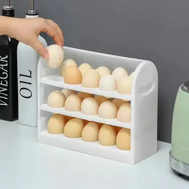 Органайзер Vialex B0B56V7B3W для яєць на дверцята холодильника
