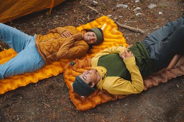 Надувний килимок Klymit Static V2 з ізоляцією Підвищений комфорт Портативний, надлегкий, легко надувається, складаний надувний матрац для кемпінгу, походів та піших прогулянок Blend