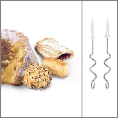 Ручний міксер Bosch MFQ40301 500 Вт, гладкий ванільний / сріблястий