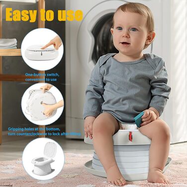 39s Travel Potty, Baby Children&39s Toilet, Portable Potty Seat Portable Travel Toilet Children Travel Toilet Children Foldable fo