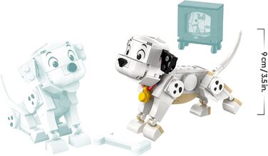 Конструктор LEGO Disney Lucky & Penny 101 Dalmatians 43271, 268 деталей, фігурки цуценят