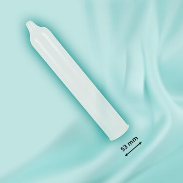 Презервативи Secura Extra Feel, упаковка з 48 шт. - 48 ультратонких презервативів без гормонів для чоловіків, прозорі