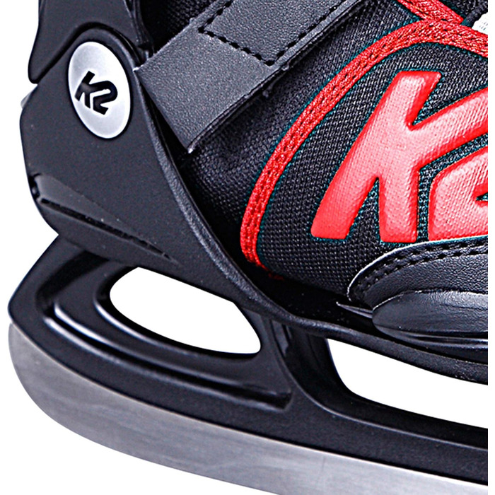 Ковзани для хлопчиків K2 Skates Joker Ice L (ЄС 35-40 / Великобританія 3-7 / США 4-8) чорно-червоні