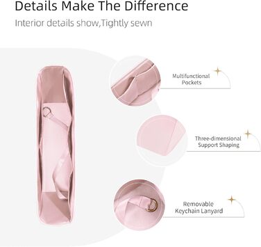 Організатор для сумок ZYZii, Організатор для сумок преміум-класу з шовку Perfect Fit Neverfull PM/MM/GM, Організатор для розкішних