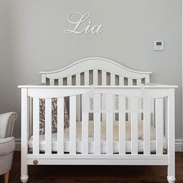 Настінна полиця Cabilock з металевої сітки білого кольору - міцний кошик для зберігання з підвісним пристроєм для ліжка, тумбочки та офісу, підвісна полиця для книг, косметики, пультів дистанційного керування (свердління не потрібне)