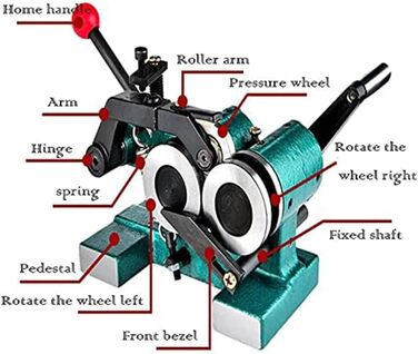 Шліфувальний верстат для пуансонів, 1,5-25 мм, точність 0,005 мм, точність затиску 5 мкм, економія часу та зусиль - ручний шліфувальний інструмент для пуансонів та формувальний верстат