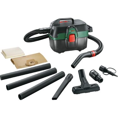 Акумуляторний пилосос для вологого та сухого прибирання Bosch AdvancedVac 18V-8 (без АКБ, система 18 В, з набором аксесуарів, у картонній упаковці) Комплект 3-в-1