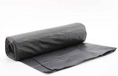 Міцні сміттєві мішки Enpack 240 л, 100 шт. - Чорні сміттєві мішки - Сміттєві мішки для сміттєвих баків 110x125 см - Міцні сміттєві мішки XXL - Сміттєві мішки для садових та побутових відходів - Пластикові мішки для сміттєвих баків