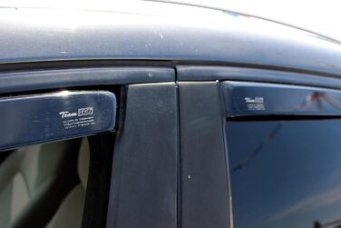 Дефлектор дощу J&J AUTOMOTIVE Wind Deflector для FIAT Croma 5-дверний 2005-2010 Combi 4 шт. HEKO темний