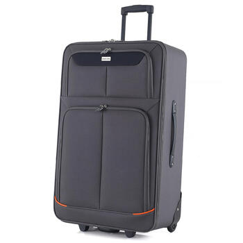 Валіза Semi Line 28' (L) Grey/Orange Lines (T5754-3)
