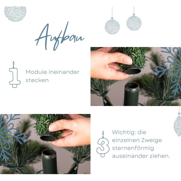 Штучна ялинка преміум-класу 120 см SCHAUMEX