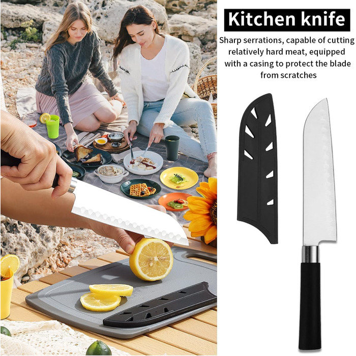 Набір кухонного начиння для кемпінгу, аксесуари для кемпінгу, необхідне спорядження, постачається з наборами столових приборів для кемпінгу, тарілками та чашками, ідеально підходить для приготування їжі на свіжому повітрі, пікніків, барбекю