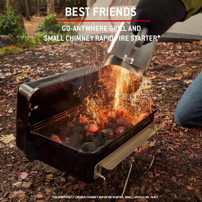 Вугільний гриль Weber Go-Anywhere
