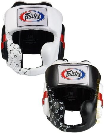 Шолом Fairtex Sparring HG10 білий/чорний L