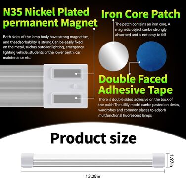 Світлодіодний ліхтар для кемпінгу LETOUR, магнітний ліхтар для кемпінгу, 5 рівнів регулювання яскравості, ліхтар з USB-акумулятором, акумуляторний вуличний ліхтар із зовнішнім акумулятором ємністю 10400 мАг, 80 годин роботи, 120 Вт