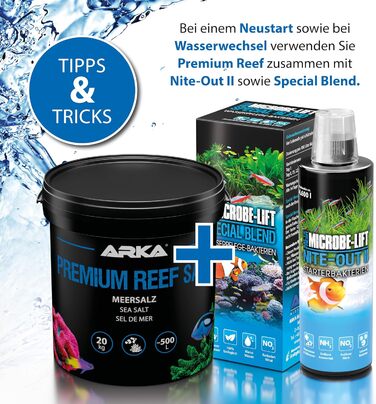 Преміум Reef Salt - 20 кг - Високоякісна морська сіль для оптимального догляду за коралами в морських акваріумах, швидко розчинна, підтримує довготривалий ріст і здоров&39я коралів.