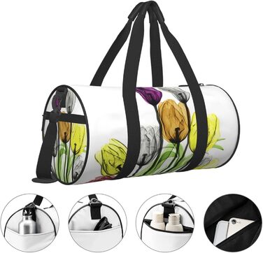Прозора спортивна сумка-дорожня сумка Тюльпан для чоловіків та жінок