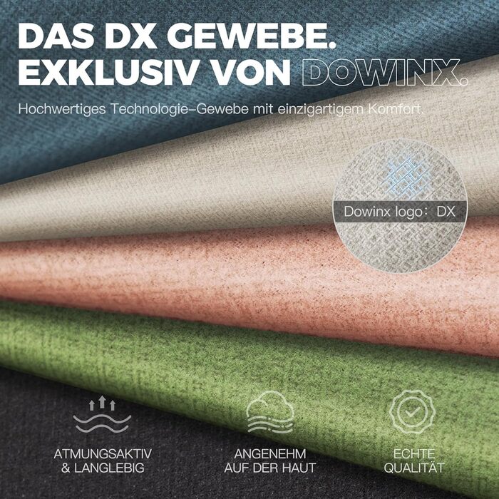 Ігрове крісло Dowinx з тканиною, масажне ігрове крісло з підставкою для ніг, ергономічне крісло для ПК, ігрове крісло, офісне крісло, вантажопідйомність 150 кг, бежевий бежевий, розсувна підставка для ніг