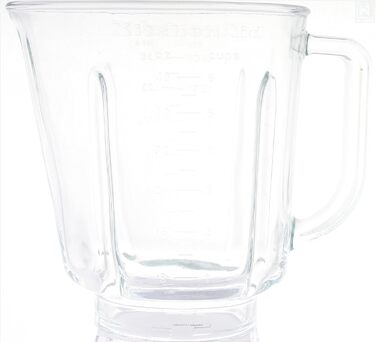 Заміна Нове змінне скло/глечик 1,5 л для блендера KitchenAid Stand (моделі від KSB555, 5KSB555, KSB565 тощо) Скляна банка прозора