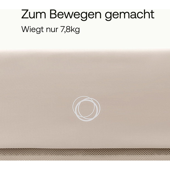 Легка, складна дорожня ліжечко та компактний манеж 2-в-1 з матрацом, розкладається за 1 секунду, для немовлят та малюків, включаючи сумку для перенесення, кольору Desert Taupe.