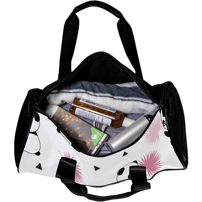 Спортивна сумка, маленька дорожня сумка, сумка для фітнесу та шопінгу для йоги, милий панда, сумка для активного відпочинку, ручна поклажа