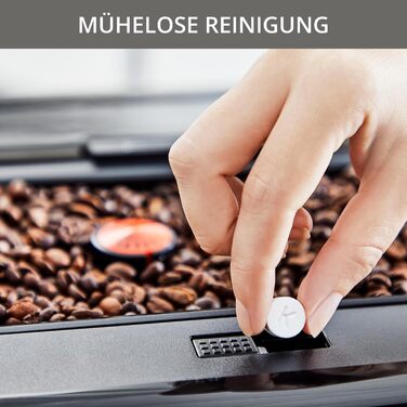 Повністю автоматична кавоварка Krups Intuition Preference з трубкою для молока, 11 напоїв, персоналізація, функція 2 чашки, кавоварка, чорна, EA872810 Krups Intuition Preference з контейнером для молока