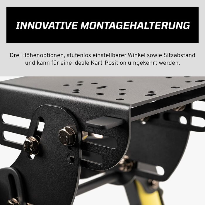 Кокпіт FANATEC Sim Racing CSL V1.5 стабільний, легкий, зі сталевою алюмінієвою рамою, універсальне кріплення на колісну базу, положення водія GT, легке складання чорний