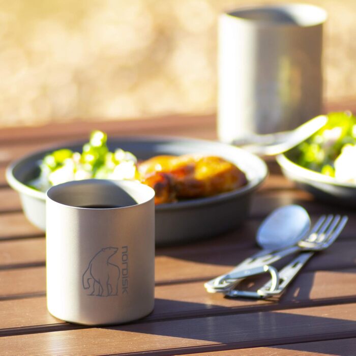 Титанова кружка Nordisk, розмір 220 мл