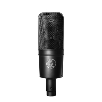 Студійний конденсаторний мікрофон Audio-Technica AT4040 з великою діафрагмою та тримачем-павуком, чорний