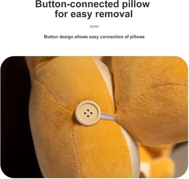 Подушка для читання PERS для дітей та дорослих, плюшева подушка для спини, ергономічна подушка для спини, зручна подушка для підтримки попереку з підлокітником для перегляду телевізора, гри та роботи (розмір 7055 см, колір A) 7055 см A