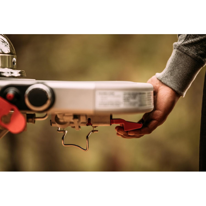 Газовий гриль Weber Traveler/Складана конструкція з колесами, автоматичним блокуванням кришки та термометром кришки, 1 конфорка, ширина 111 см, площа гриля 63 x 34 см, чорний (9010079)