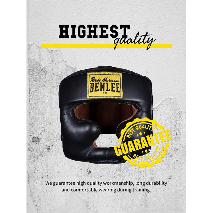 Шкіряний захисний чохол BENLEE, повний захист обличчя, розмір L-XL