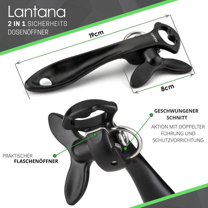 Захисний консервний ніж 2 в 1 простий у використанні ручний консервний нож для безпечного відкривання жерстяних банок Практична фу