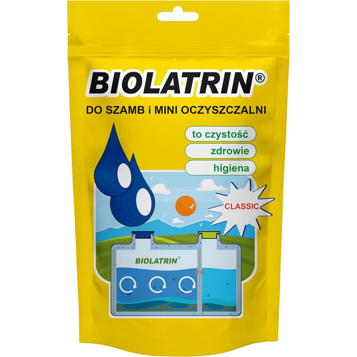 Удосконалена обробка біологічних септиків - Для дому, двору, розважальних закладів - Швидкі результати - Підходить для сучасних систем - 400 г - BIOLATRIN CLASSIC