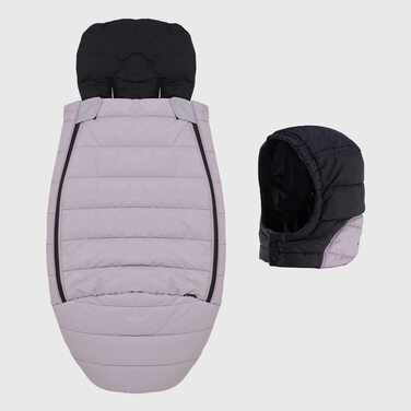 Універсальний муфта для ніг для всіх моделей колясок Водонепроникний термомуфта для зими Doolittle колір Рожевий захід сонця Зима