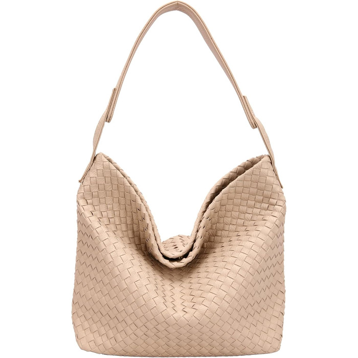 Сумочка жіноча сумка, шоппер дами великий PU шкіряна ткана сумка ретро сумка через плече мода сумка через плече з гаманцем, класич