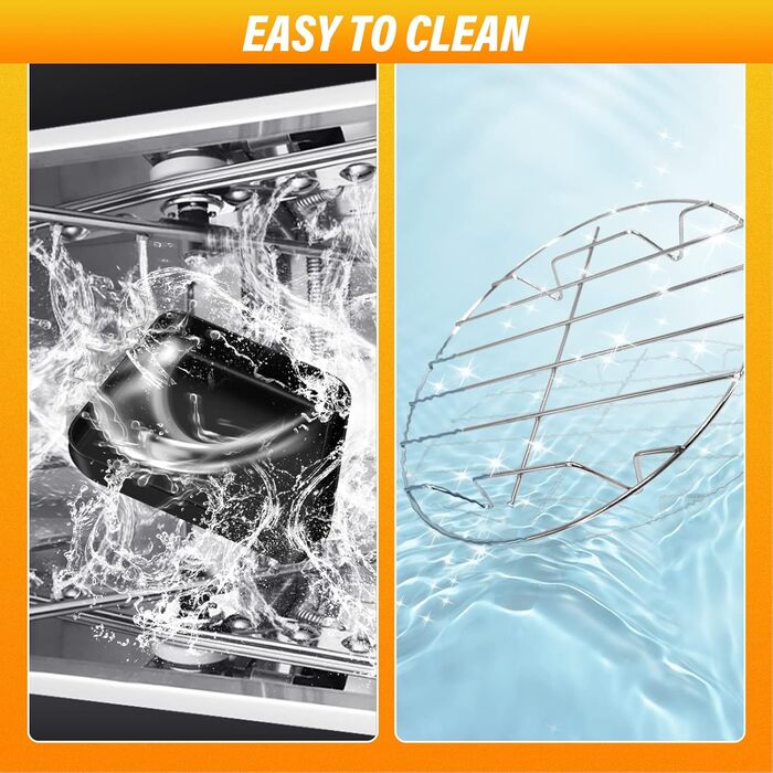 Аксесуари для фритюрниці, Аксесуари для фритюрниці з 9 предметів, Набір аксесуарів для фритюрниці, Аксесуари для фритюрниці, Аксесуари для фритюрниці з гарячим повітрям для фритюрниці 5.5 л