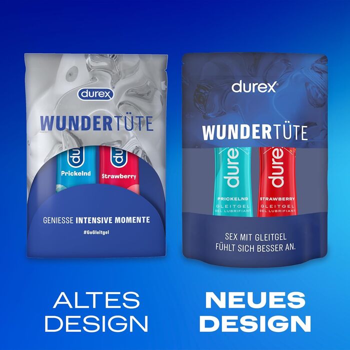 Набір водних лубрикантів Durex «Спробуй та експериментуй», 2 x 50 мл