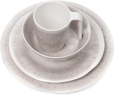 Набір меламінового посуду для кемпінгу на 4 особи, 16 предметів Можна мити в посудомийній машині Набір посуду для пікніка Набір кемпінгового посуду з ковадлом, 16 предметів