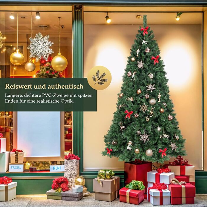 Штучна ялинка з металевою підставкою 210 см SALCAR