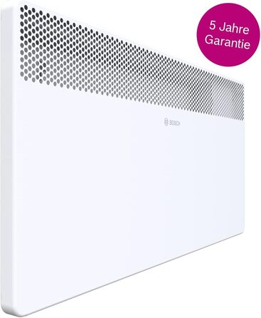 Електричний конвектор Bosch Thermotechnik Heat Convector 4000-25, площею приблизно 25 м, потужністю 2500 Вт, включаючи електронний контролер, світлодіодний дисплей, тижневу програму, 5-річну гарантію на виріб приблизно на 25 м