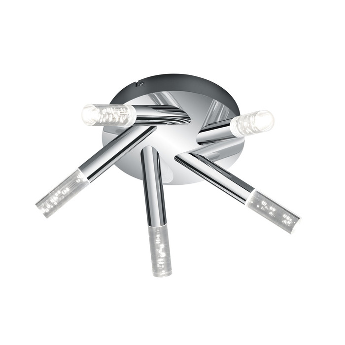 Стеля LED-світильник Trio Bolsa 682410506, метал хром, 5 шт. 3.1 Вт