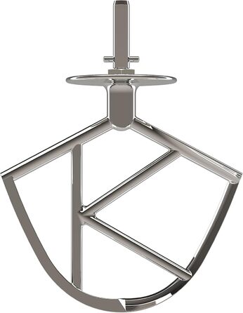 Гачок Kenwood K-подібний виготовлений з нержавіючої сталі KAT50.000SS, аксесуари для кухонної техніки Kenwood, кухонні комбайни, елемент перемішування підходить для всіх кухонних машин Chef, можна мити в посудомийній машині, нержавіюча сталь, срібло