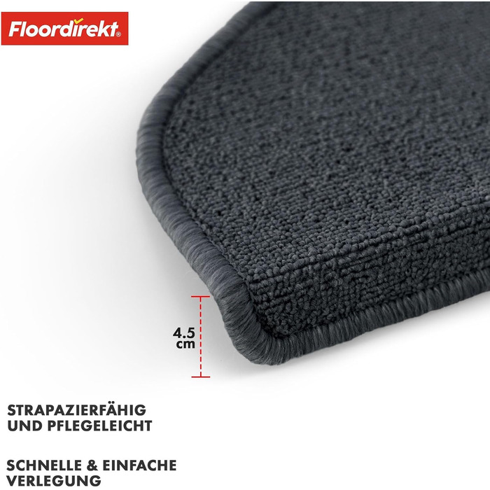 Килимки для сходів 15 шт 65 х 24,5 см Floordirekt